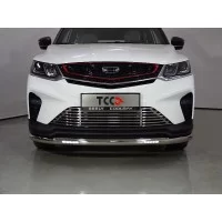 Защита переднего бампера с ДХО 60 мм для Geely Coolray 2019-2023