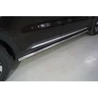 Пороги труба 60 мм для Kia Sorento 2020-2024