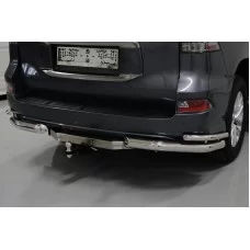 Фаркоп оцинкованный, надпись Lexus, шар E для Lexus GX460 2019-2024