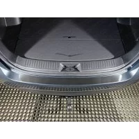 Накладка на задний бампер шлифованный лист для Kia Sorento 2012-2020