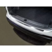Накладка на задний бампер шлифованный лист для Nissan Qashqai 2019-2024