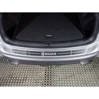 Накладка на задний бампер шлифованный лист Tiguan для Volkswagen Tiguan 2016-2024
