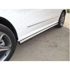 Пороги труба 60 мм для Mercedes-Benz GLK 2008-2015