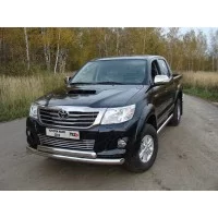 Накладка решётки радиатора 16 мм для Toyota Hilux 2011-2015