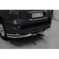 Фаркоп оцинкованный, надпись Lexus, шар E нержавеющий для Lexus GX460 2019-2024