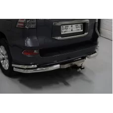 Фаркоп оцинкованный, надпись Lexus, шар E нержавеющий для Lexus GX460 2019-2024