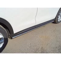 Пороги труба 60 мм для Infiniti QX50 2018-2024