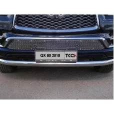 Накладка решетки радиатора лист для Infiniti QX80 2018-2024