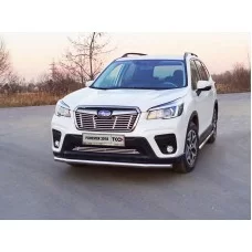 Защита переднего бампера 60 мм для Subaru Forester SK 2018-2024