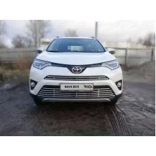 Накладка решётки радиатора нижняя 16 мм для Toyota RAV4 2015-2019