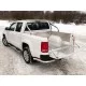 Защита задняя уголки 76 мм для Volkswagen Amarok 2016-2024 артикул VWAMAR17-36