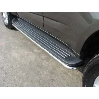 Защита штатных порогов 42 мм для Chevrolet TrailBlazer 2013-2016