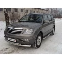 Накладка решётки радиатора 16 мм для Kia Mohave 2008-2016