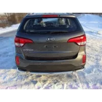Защита заднего бампера центральная 60 мм для Kia Sorento 2012-2020