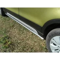 Пороги труба 42 мм для Suzuki SX4 New 2013-2024