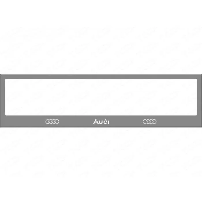 Рамка номерного знака комплект для Audi Любые артикул RN1AUDI