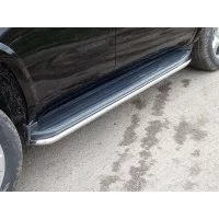 Защита штатных порогов 50 мм для Chevrolet Tahoe 2014-2016