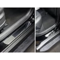 Накладки на пороги зеркальный лист 4 штуки для Hyundai Tucson 2018-2021 Накладки на пороги зеркальный лист 4 штуки для Hyundai Tucson 2018-2021