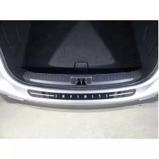 Накладка на задний бампер зеркальный лист надпись Infiniti для Infiniti QX30 2016-2019