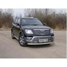 Защита переднего бампера 76 мм для Kia Mohave 2016-2020