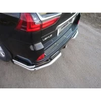 Накладка на задний бампер лист для Lexus LX-570/450d 2015-2024