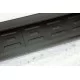Пороги алюминиевые ТСС с накладкой чёрные для Lexus RX-200t/350/450h 2015-2024 артикул LEXRX200t15-10BL