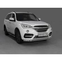 Защита переднего бампера 60 мм для Lifan X60 2016-2018