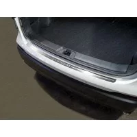 Накладка на задний бампер шлифованный лист надпись Qashqai для Nissan Qashqai 2019-2024