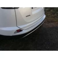 Накладка на задний бампер зеркальный лист для Toyota RAV4 2015-2019