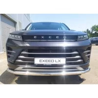 Защита переднего бампера 60 мм для Exeed LX 2022-2024