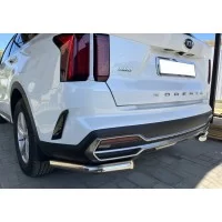 Защита задняя уголки 60 мм для Kia Sorento MQ4 2020-2024