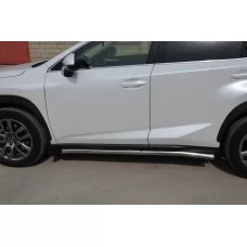 Пороги труба 60 мм для Lexus NX 2017-2021