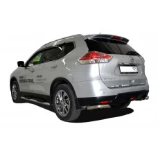 Защита задняя уголки малая 60 мм для Nissan X-Trail T32 2015-2018