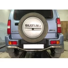 Защита заднего бампера волна 53 мм для Suzuki Jimny 2012-2018