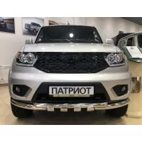 Защита передняя Shark 60-60 мм для УАЗ Патриот 2005-2024