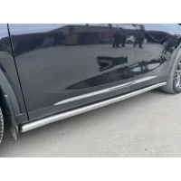 Пороги труба 53 мм для Exeed TXL 2020-2024