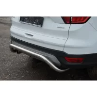 Защита заднего бампера скоба 60 мм для для Ford Kuga 2016-2019