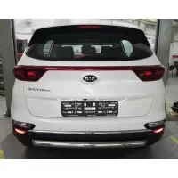Защита заднего бампера 60 мм для Kia Sportage 2018-2024