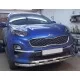 Защита передняя двойная с перемычками 60-42 мм для Kia Sportage 2018-2022