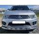 Защита передняя двойная с перемычками 76-60 мм для Mitsubishi Pajero Sport 2008-2016