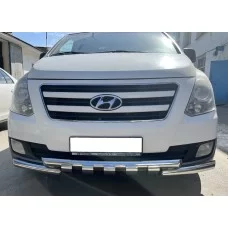 Защита передняя Shark 60 мм для Hyundai H1 Starex 2007-2018
