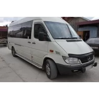 Пороги с площадкой алюминиевый лист 53 мм для Mercedes Sprinter 2006-2018