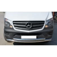 Защита передняя двойная 76-60 мм для Mercedes Sprinter 2006-2018