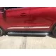 Пороги с площадкой алюминиевый лист 53 мм для Chery Tiggo 8 Pro 2021-2024