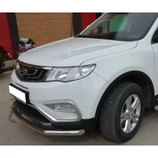 Защита переднего бампера 60 мм для Geely Atlas 2018-2022