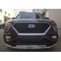 Защита передняя двойная 60-42 мм для Hyundai Creta 2021-2024