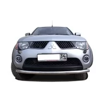 Защита переднего бампера 60 мм для Mitsubishi L200 2006-2014