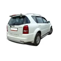 Пороги с площадкой алюминиевый лист 53 мм для SsangYong Rexton 2007-2012