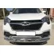 Защита передняя двойная с перемычками 60-42 мм для Chery Tiggo 4 2018-2024