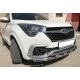 Защита передняя двойная с перемычками 60-42 мм для Chery Tiggo 4 2018-2024